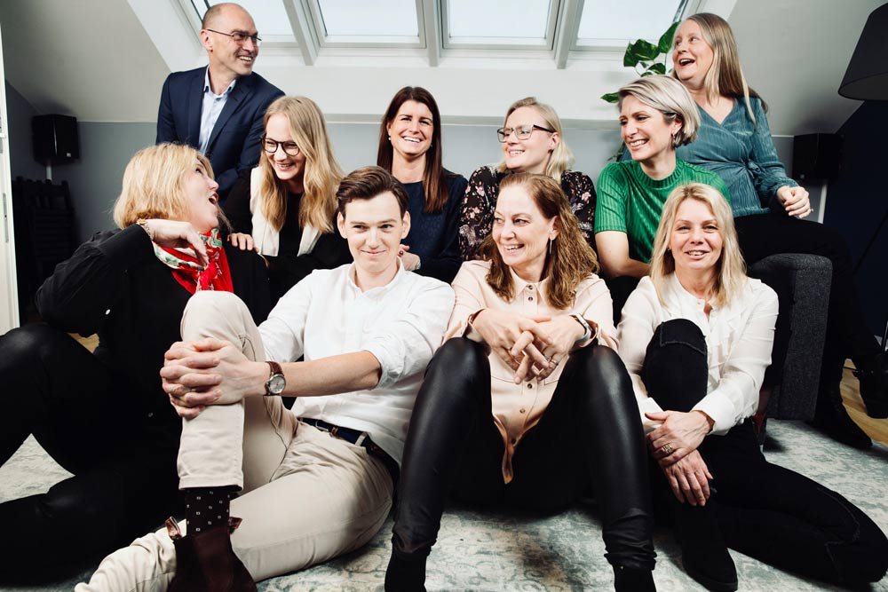 Gruppbild på personalen på NOX